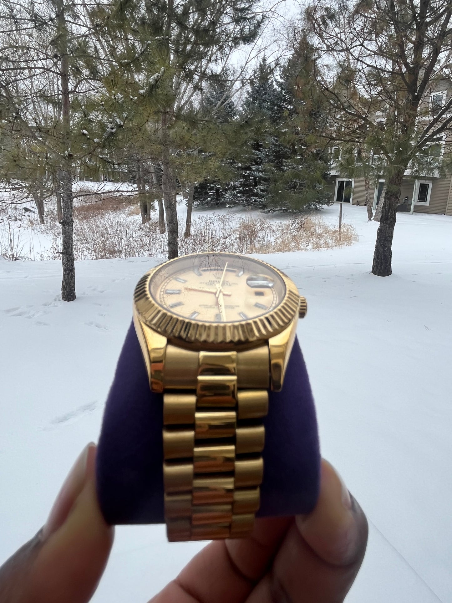 Imperial Gold Timepiece